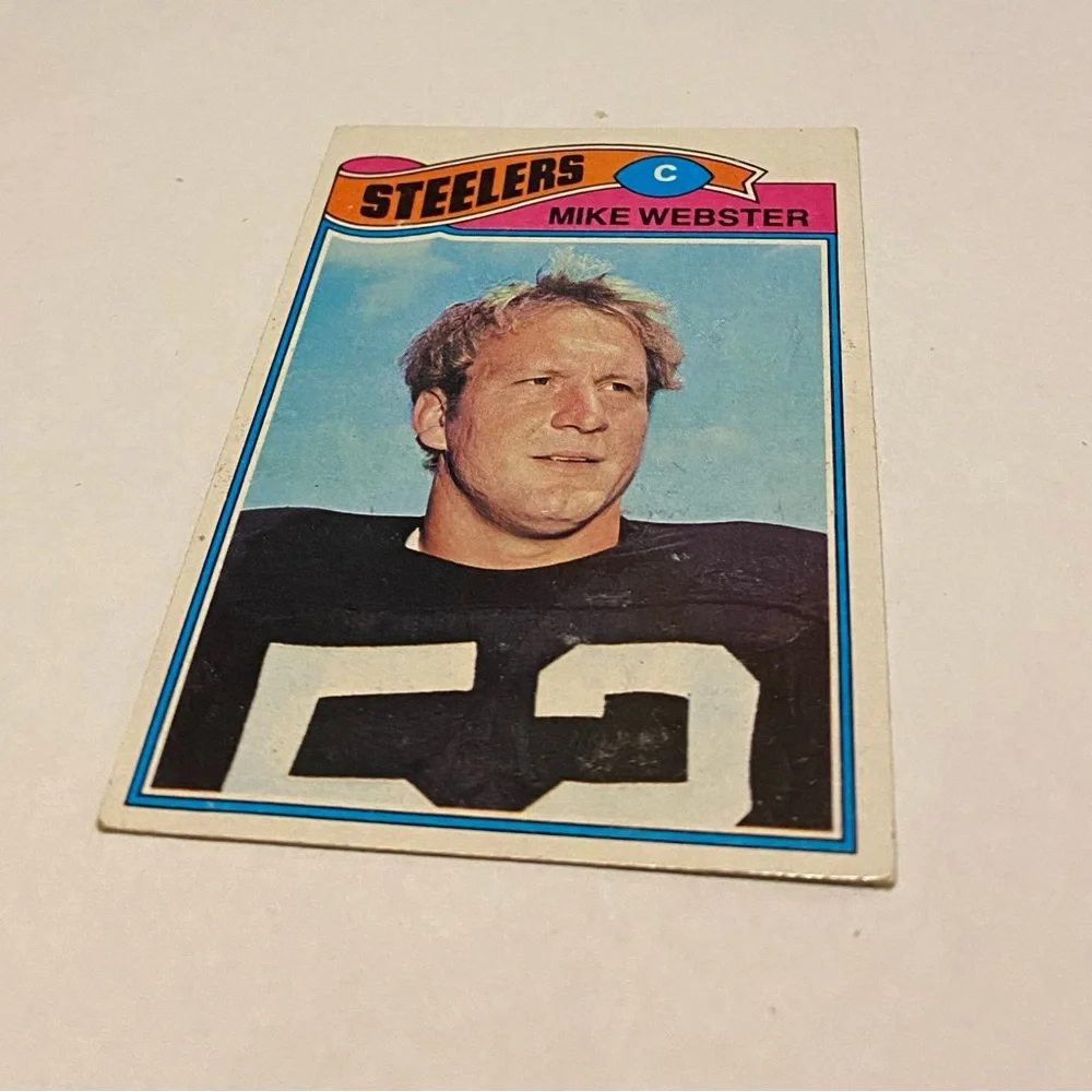 Mike Webster Rookie RC 1977 Topps Football Card Vintage Collectible